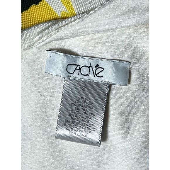 Cache Silky Cowl Neck Floral Tank Top Size Small - Picture 4 of 4